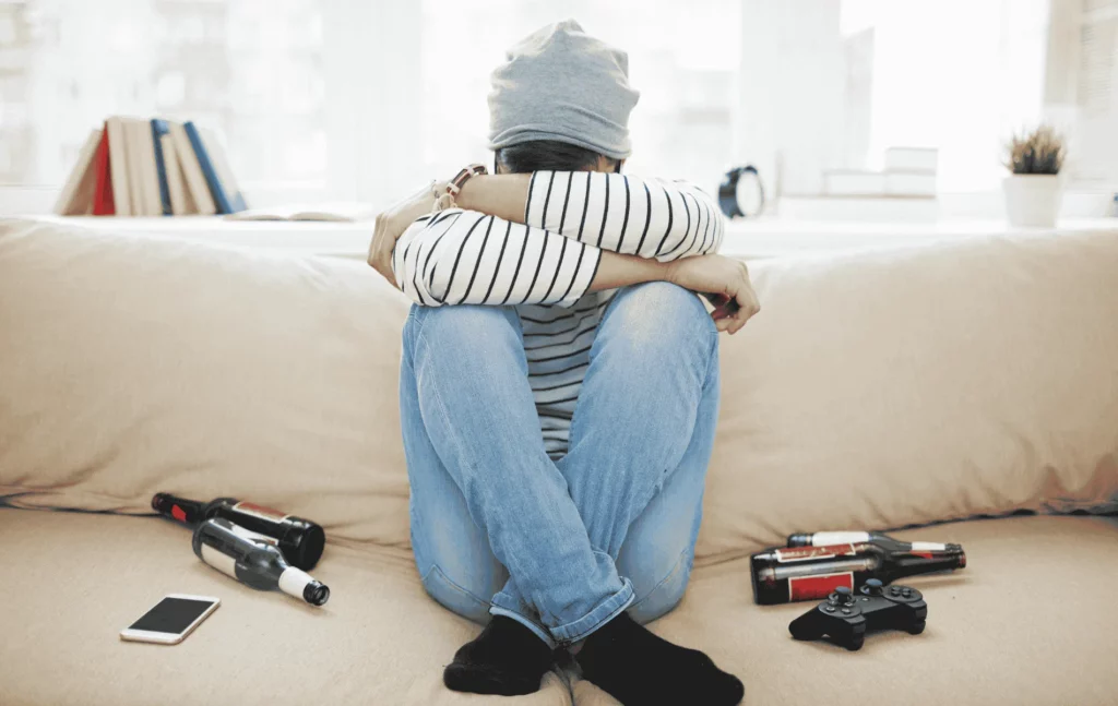 Un homme victime d’addiction prêt à suivre la méthode BBA par Valérie Boullenger